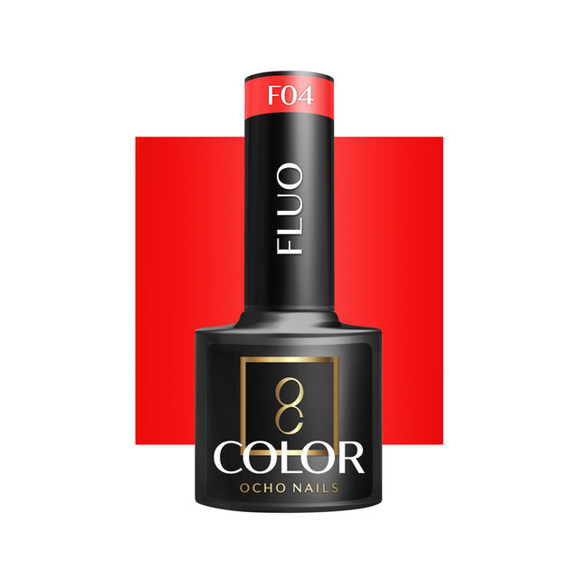 OCHO NAILS Hybrid nail polish fluo F04 -5 g - BVShop