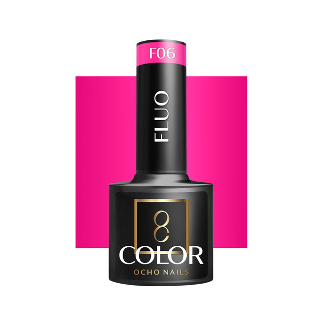OCHO NAILS Hybrid nail polish fluo F06 -5 g - BVShop
