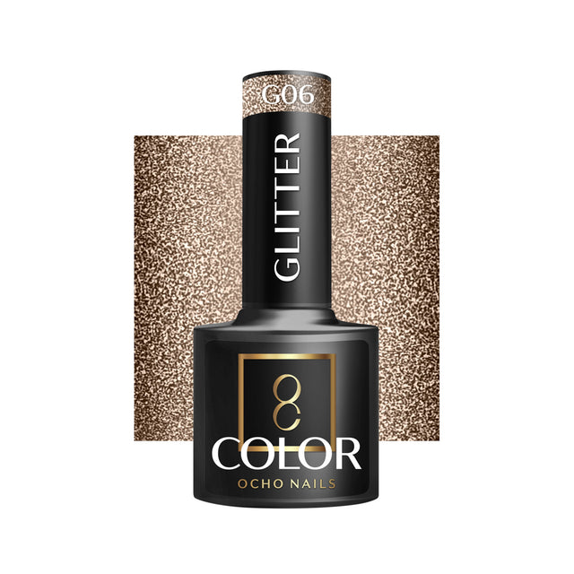 OCHO NAILS Hybrid nail polish glitter G06 -5 g - BVShop