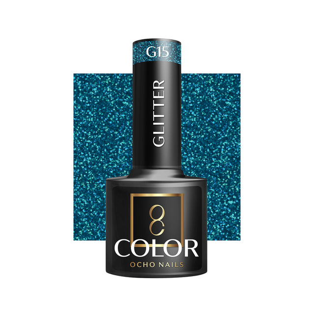 OCHO NAILS Hybrid nail polish glitter G15 -5 g - BVShop