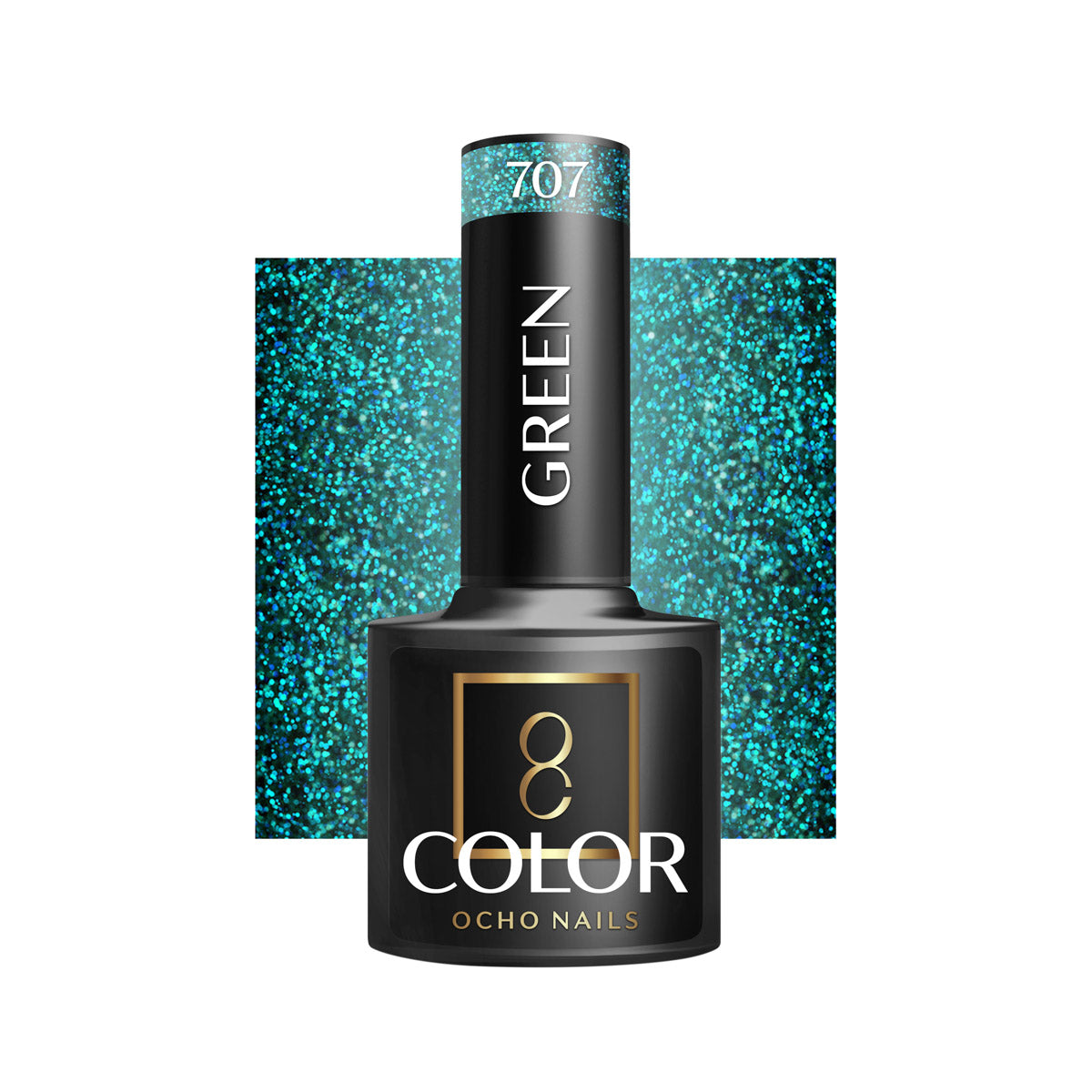 OCHO NAILS Hybrid nail polish green 707 -5 g - BVShop