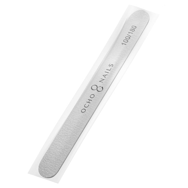 Ocho Nails straight file slim 100/180 1 pc. safe pack - BVShop