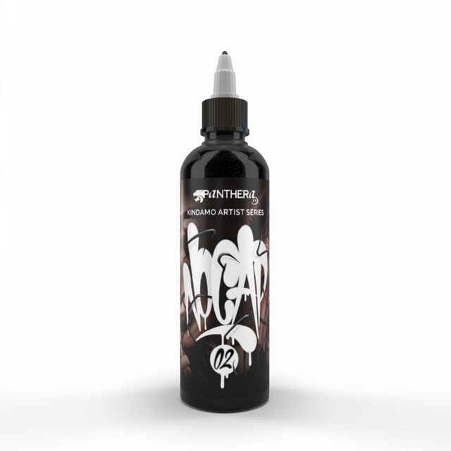Panthera X Kindamo No Cap 02 Tätoveerimispigment 150ml — pudel valgel taustal