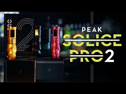 Peak Solice Pro V2 traadita tätoveerimis- ja PMU-masin mattmust