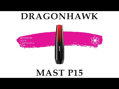 Mast P15 tätoveerimis- ja PMU-masinapliiats must