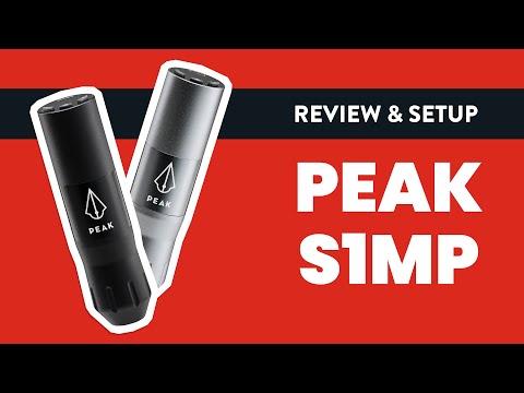Peak S1MP Gunmetal juhtmevaba tätoveerimismasin