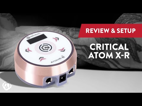 Kriitiline tätoveeringu toiteplokk Atom X-R roosakuldne/valge
