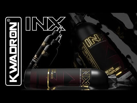 Kwadron Inx rikastatud must tätoveeringu pigment 240ml
