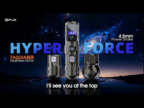 Mast WJX Hyper Force juhtmevaba tätoveerimispliiats FAULHABER harjadeta mootoriga