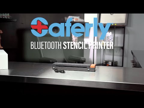 Saferly Bluetooth šabloonprinter