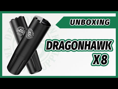 Mast Dragonhawk X8 juhtmevaba tätoveerimispüstol roheline