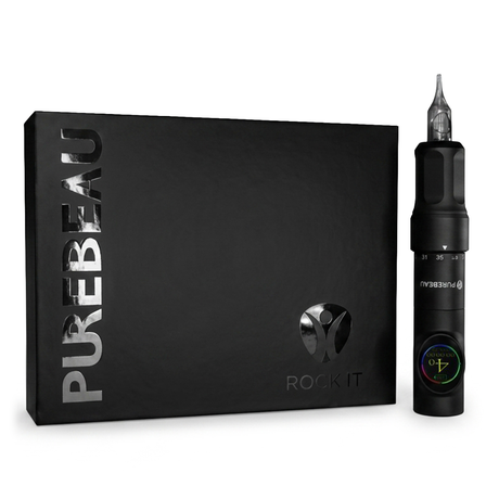 Purebeau RockiT PMU machine with box and wireless handpiece