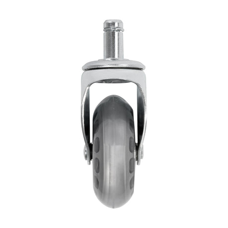 Roll Speed silver press-on stool wheel set of 5 pieces - BVShop