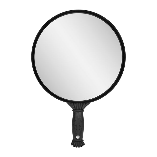 Round barber mirror with handle q-35 - BVShop
