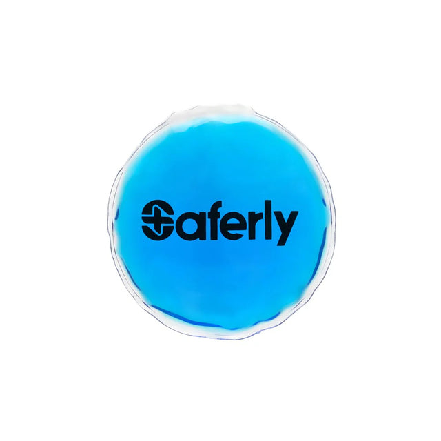 Saferly Eyes Ice Pack for soothing eye discomfort, featuring a flexible gel-filled design for targeted cooling relief.