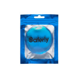 Saferly Eyes Ice Pack showing a soft gel-filled eye-shaped cold compress for soothing eye area relief.