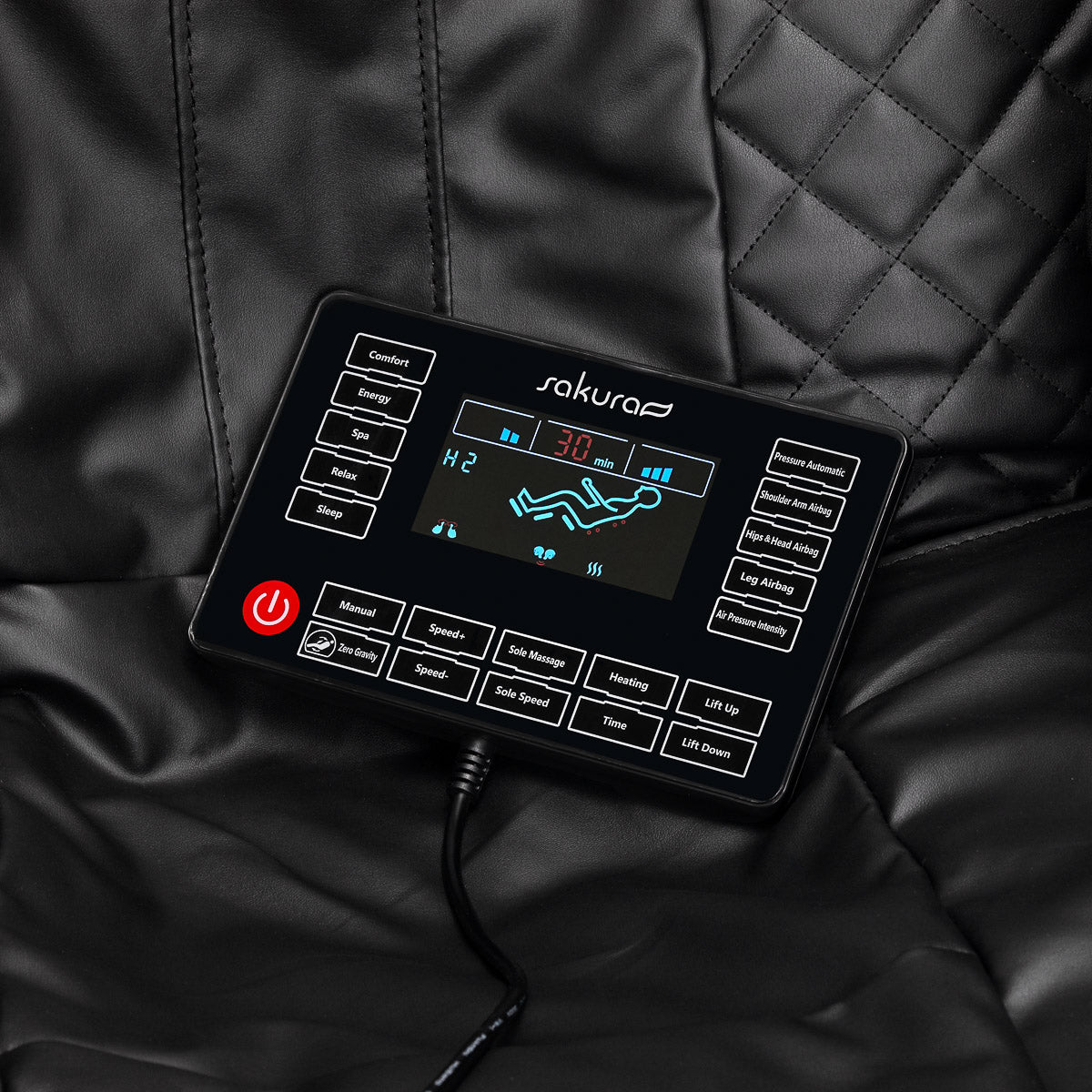 Sakura massage chair 305 Wooden Leather - BVShop