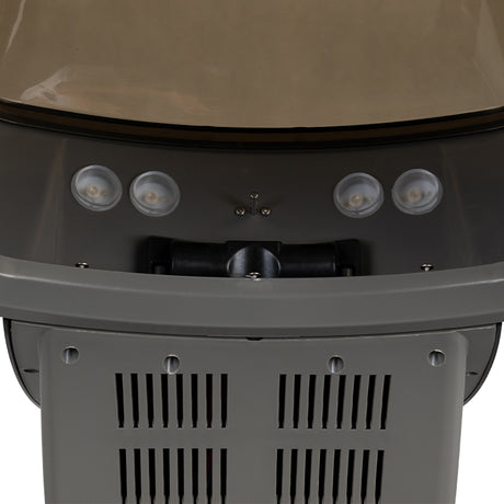 Silver standing hairdressing sauna with active ozone - BVShop