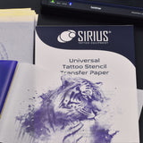Sirius SIRIUS Tattoo Stencil Transfer Paper Universal, white sheets for easy tattoo stencil transfer process.