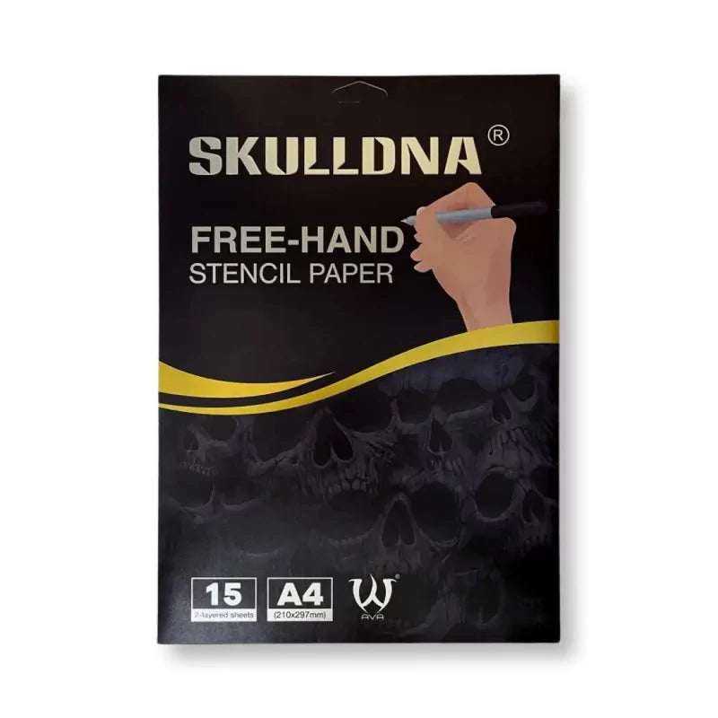 Skull DNA Freehand Stencil Paper 15 sheets - BVShop