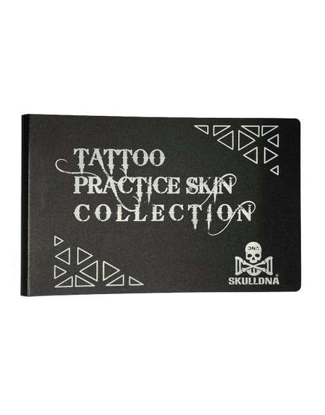 AVASkulldna tattoo practice skin collection featuring realistic silicone skins for tattoo training and practice sessions.