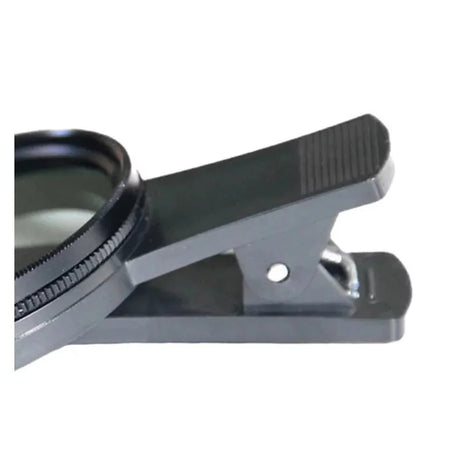 AVATM Smartphone Tattoo Camera Lens 52mm CPL filter attached, showing clear view through the lens on a smartphone.