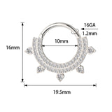 Titaanist topeltvoodriga sõrmus