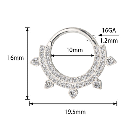 Titaanist topeltvoodriga sõrmus