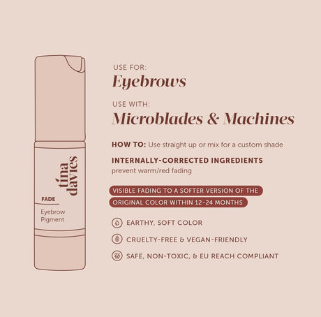 Tina Davies FADE Medium Neutral Brown Pigments 15ml - BVShop