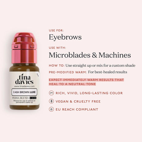 Tina Davies LUXE Ash Brown Pigments 15ml - BVShop