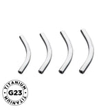 Titan kõver baarbell augustamiseks