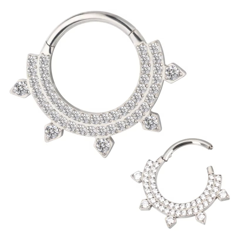 Titaanist topeltvoodriga sõrmus