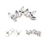 Titaanist sõrmus alternatiivse marquise'ga