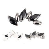 Titaanist sõrmus alternatiivse marquise'ga