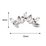 Titaanist sõrmus alternatiivse marquise'ga