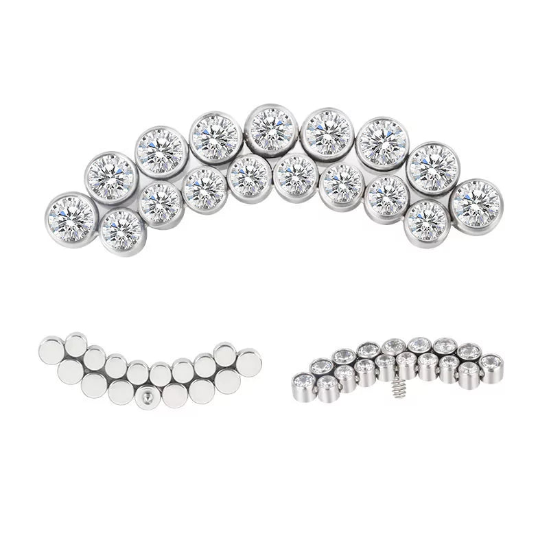 Titaanist sõrmus kaarekujulise servaga