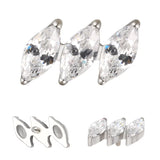 Titaanist sõrmus diagonaalse marquise'ga