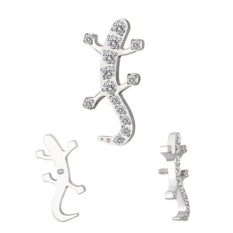 Titaanist sõrmus Gecko