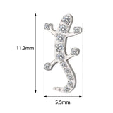 Titaanist sõrmus Gecko