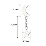 Titaanist sõrmus Moonstar