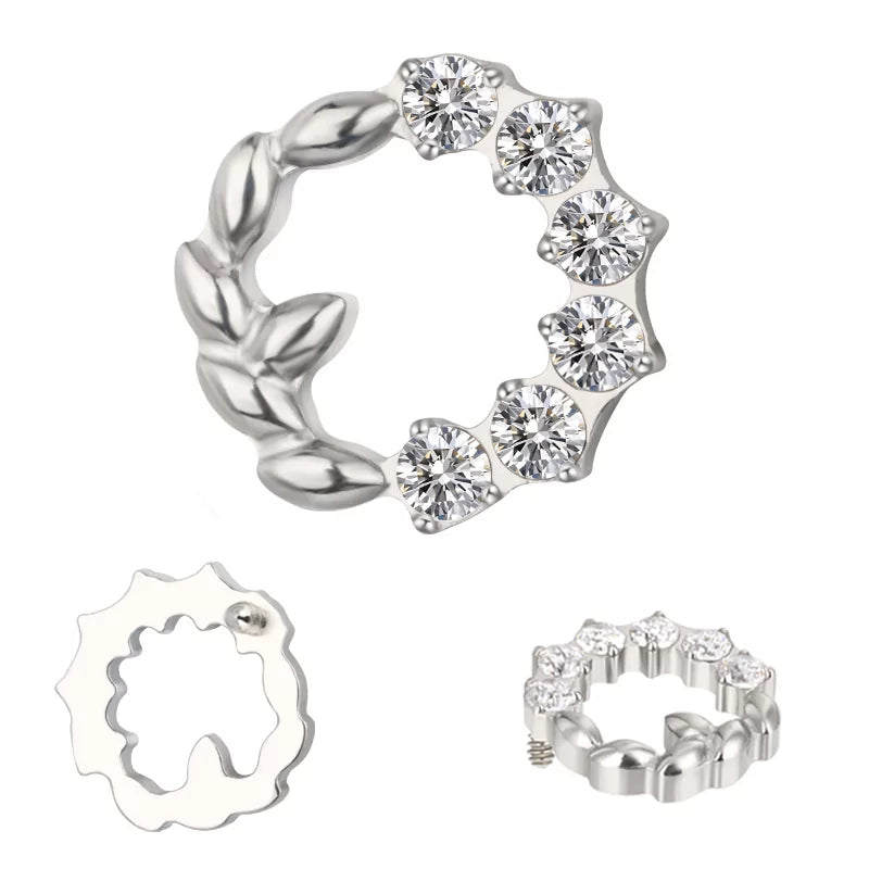 Titaanist sõrmus oliivipärg