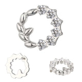 Titaanist sõrmus oliivipärg