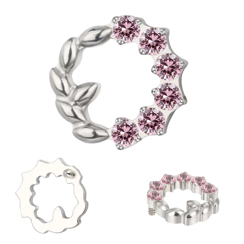 Titaanist sõrmus oliivipärg