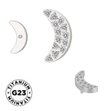 Titaansõrmus kaetud kuuga