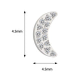 Titaansõrmus kaetud kuuga