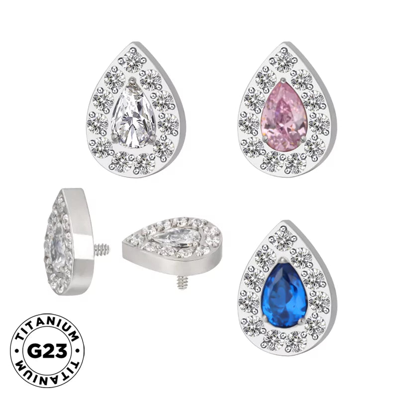 Titaanist sõrmus pärlikujuliste kivikestega