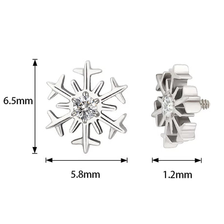 Titanium Ring Snowflake - BVShop