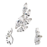 Titaanist sõrmus nisuõie kujuga