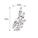 Titaanist sõrmus nisuõie kujuga