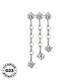 Titaanist kolmekordne rõngas Chian Dongle